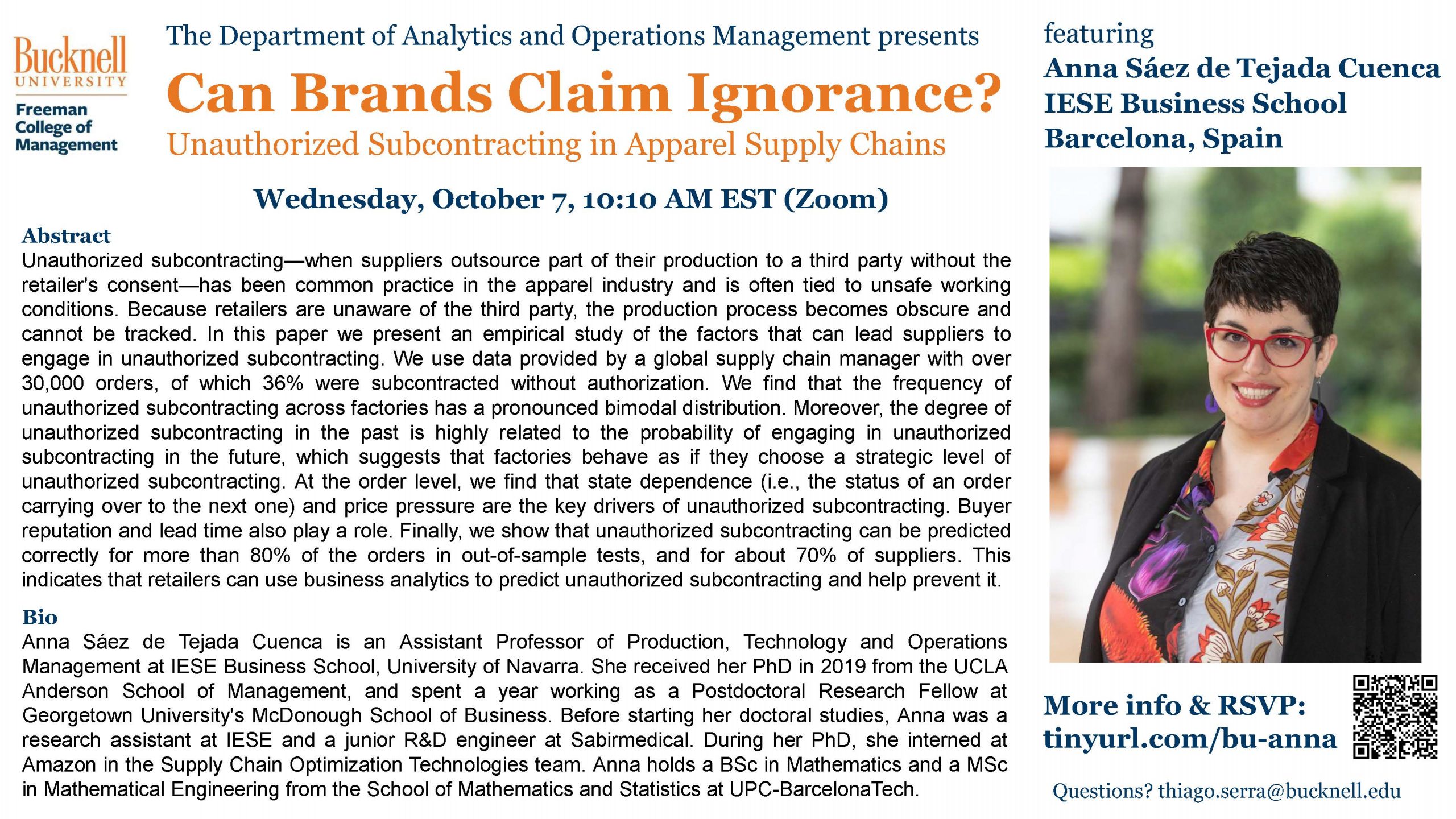 Can Brands Claim Ignorance? Wed Oct 7, 10:10 AM