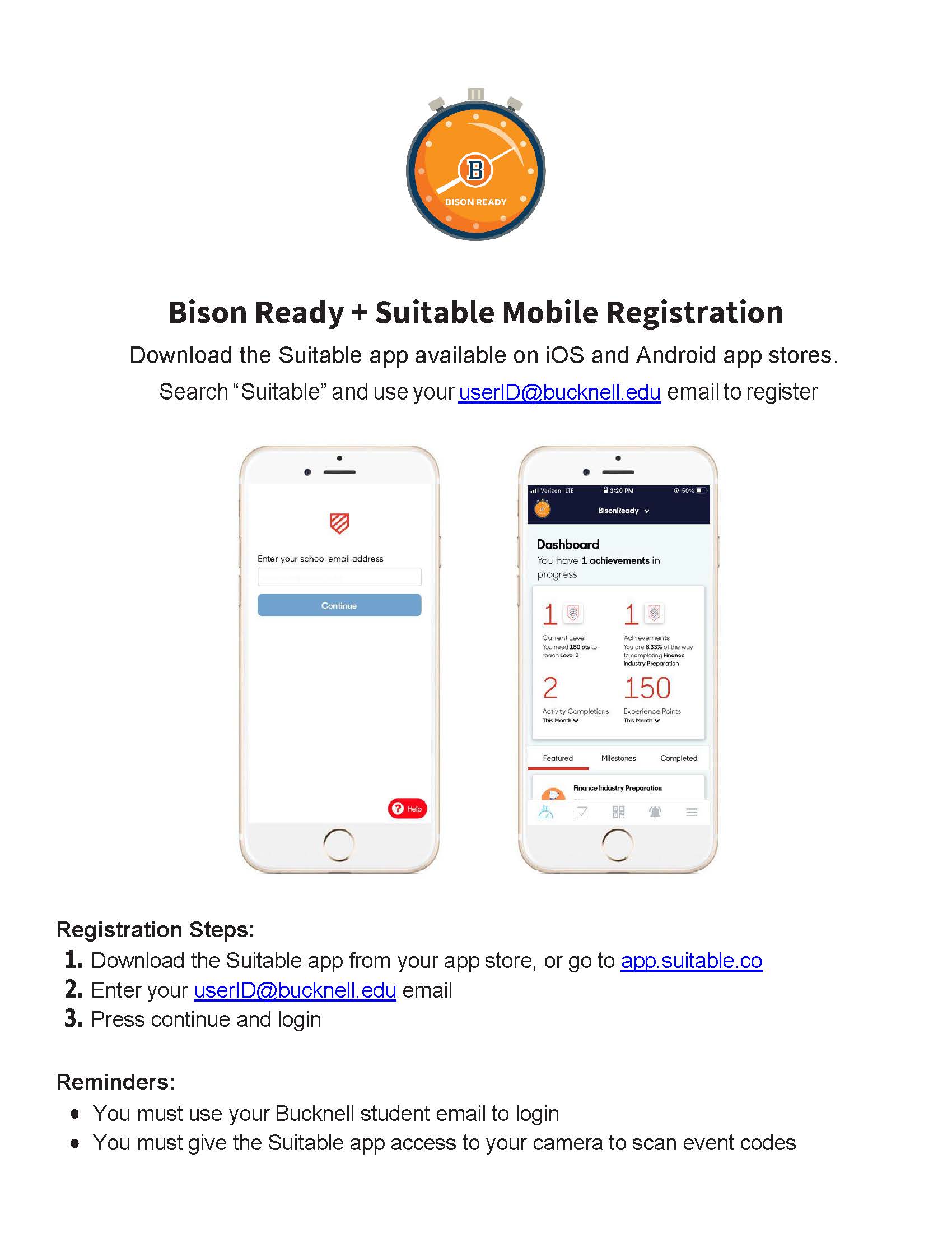 How to Download the BisonReady App (powered by Suitable)