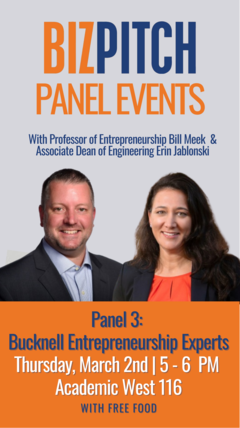 BizPitch Panel 3: Bucknell Entrepreneurship Experts