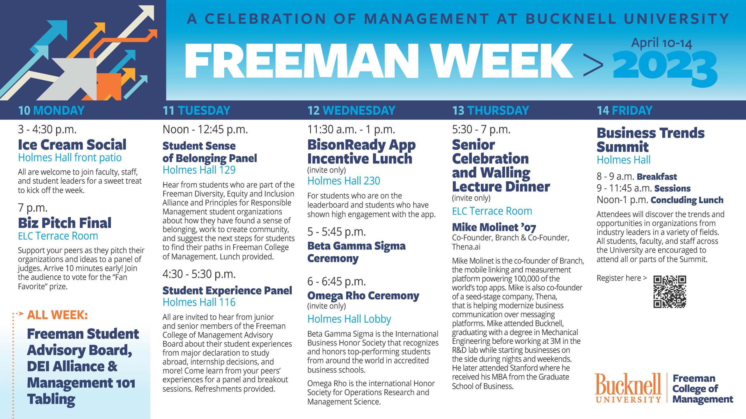 Freeman Week, April 10-14, 2023