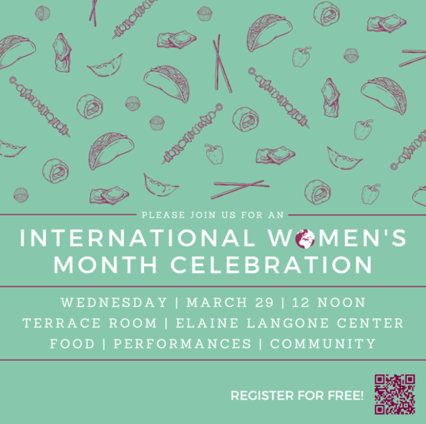 International Women’s Month Celebration, March 29