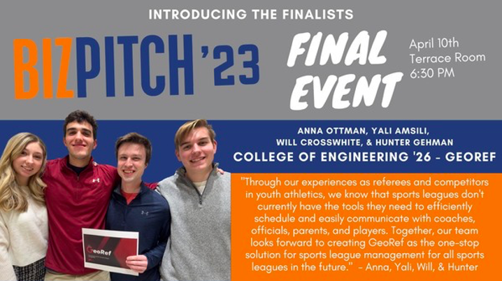 BizPitch ’23 Final Event, April 10th