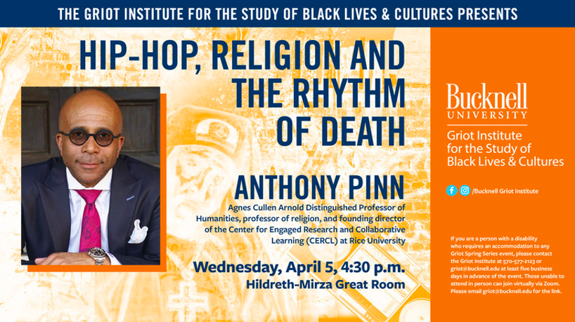 Hip-Hop, Religion and the Rhythm of Death, April 5