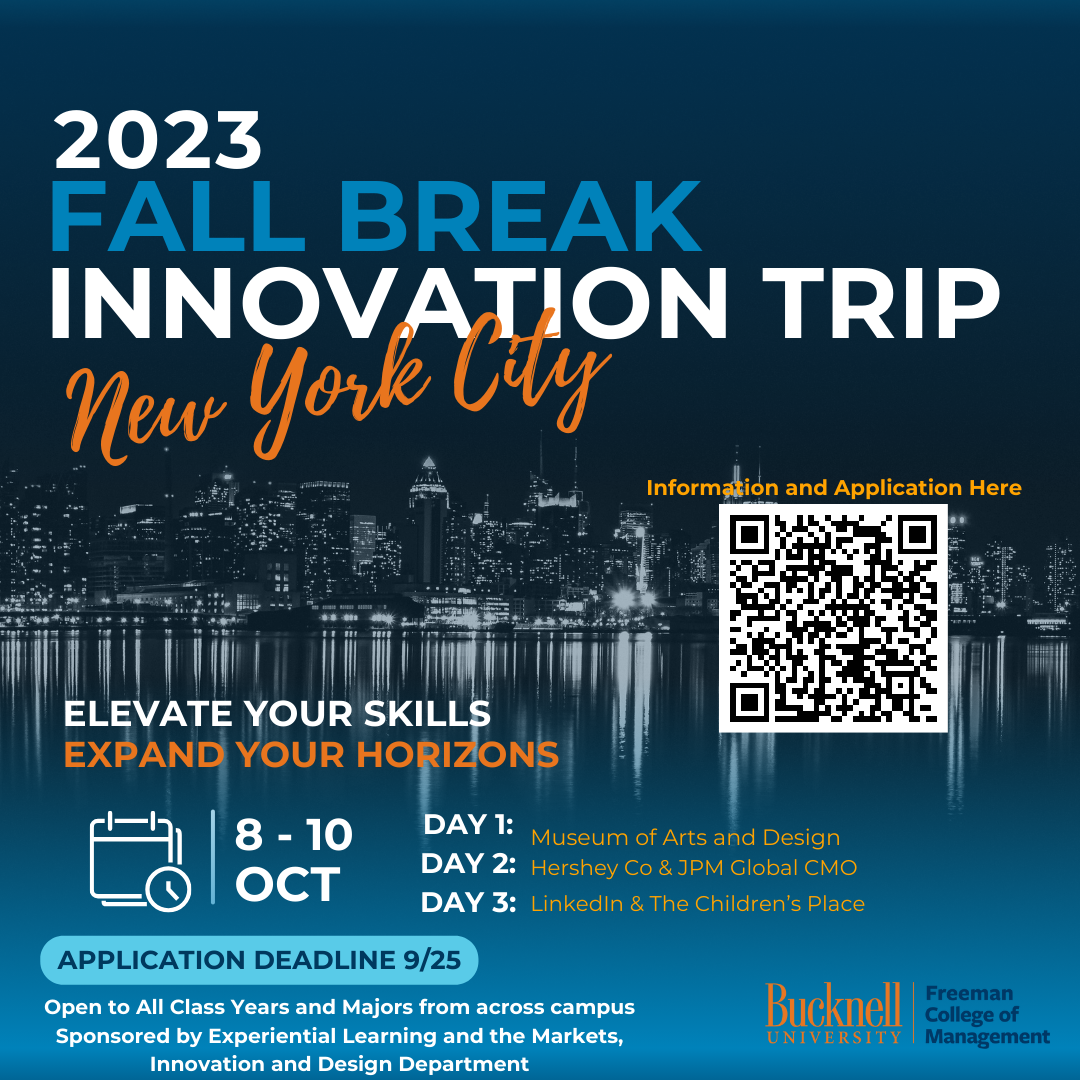 2023 Fall Break Innovation Trip, NYC