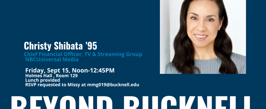 Beyond Bucknell session with NBC Executive