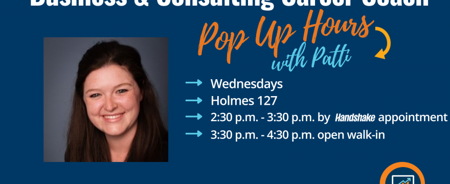 Business & Consulting Career Coach Pop up Hours