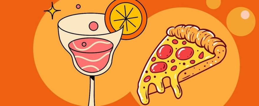 Pizza and Mocktails
