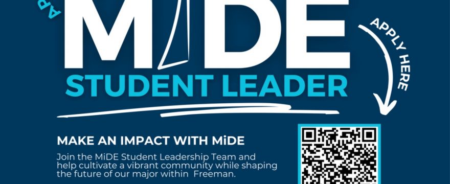 Apply to be a MIDE Student Leader