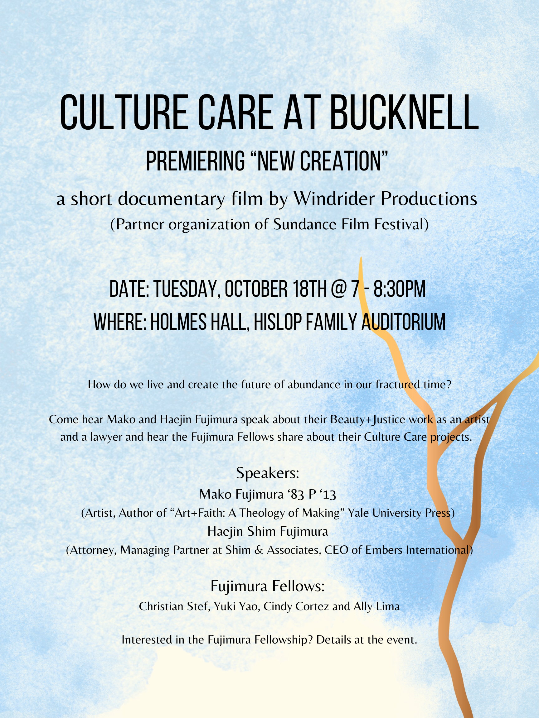 Meet Bucknell Trustee Mako Fujimura at this event…