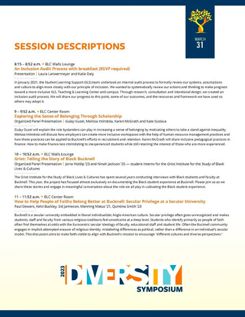 Diversity Symposium 2023, March 31st