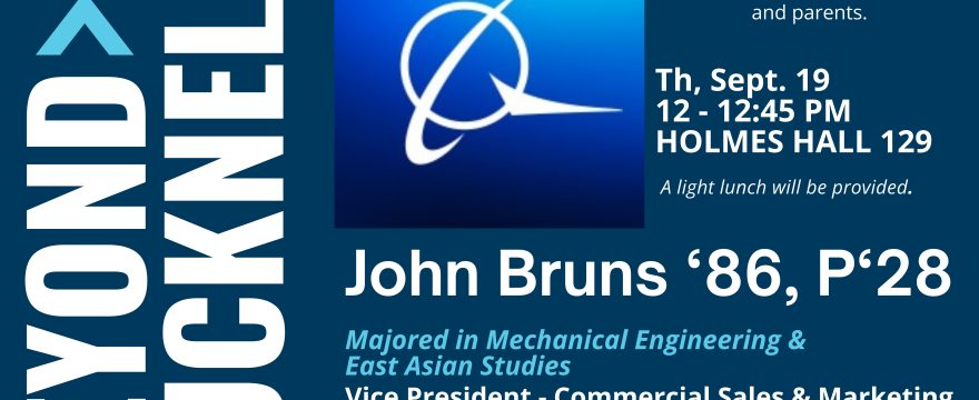 Beyond Bucknell Welcomes John Bruns