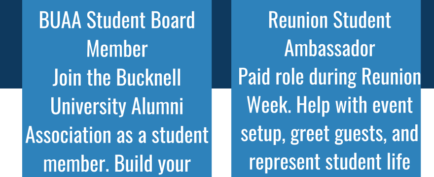 Alumni Board and Reunion Student Opportunities