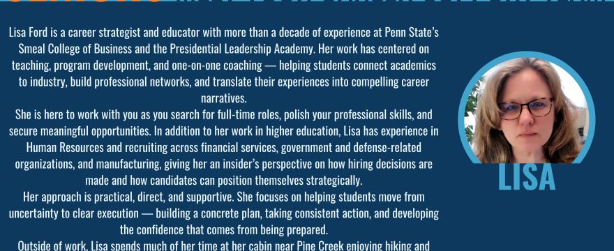 SENIORS: Meet Your Career Support Team