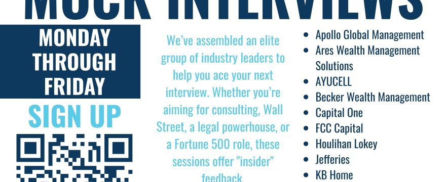 Freeman Week: Mock Interviews