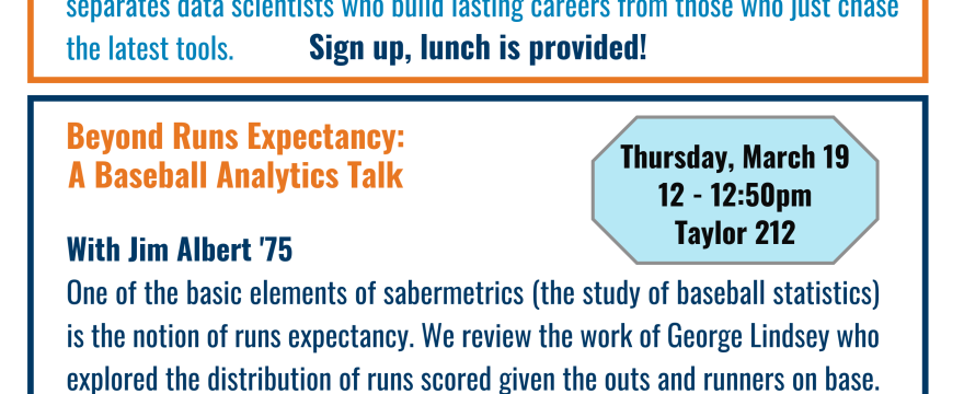 Upcoming Programing with the Dominguez Center for Data Science