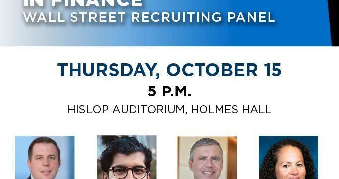 Capitalism & Capital Markets Series: How to Get a Job in Finance